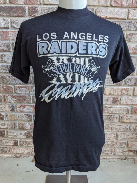 Vintage Los Angeles Raiders 1984 Super Bowl XVIII Champions T