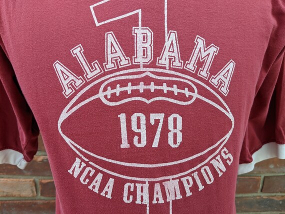 vintage Alabama Crimson Tide 1978 NCAA Champions … - image 3
