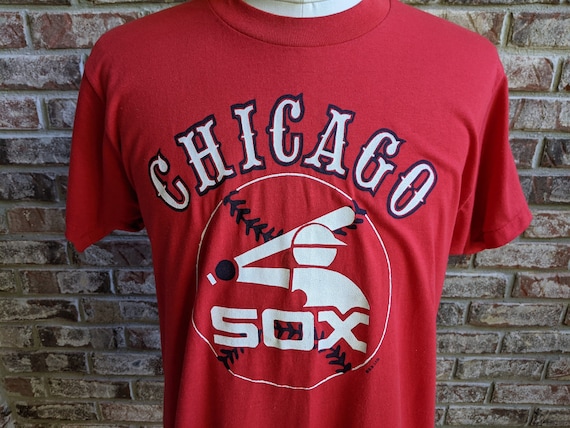 80s Vintage Chicago White Sox T Shirt / Screen Stars / Medium 