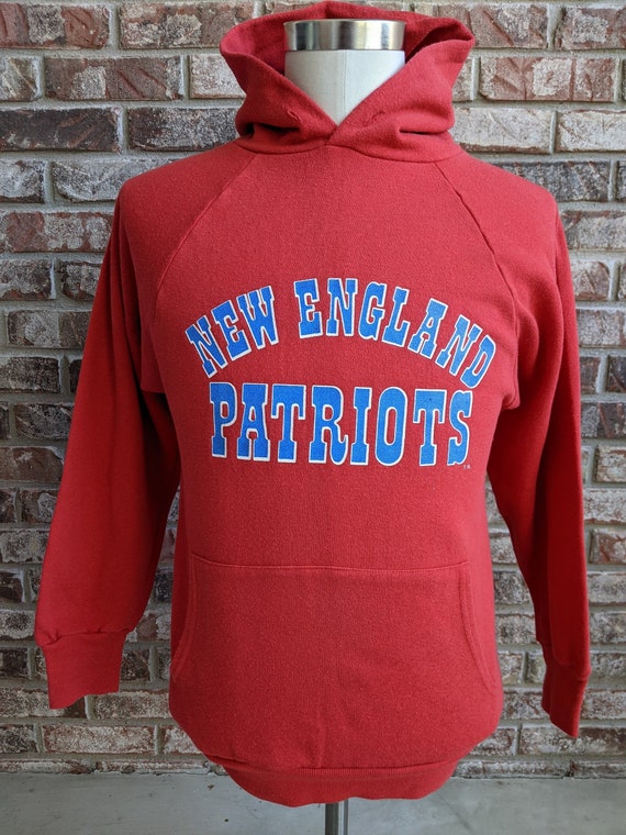 80s vintage New England Patriots sweatshirt hoodi… - image 1