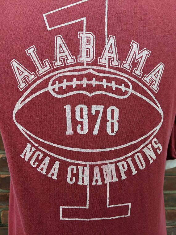 vintage Alabama Crimson Tide 1978 NCAA Champions … - image 4