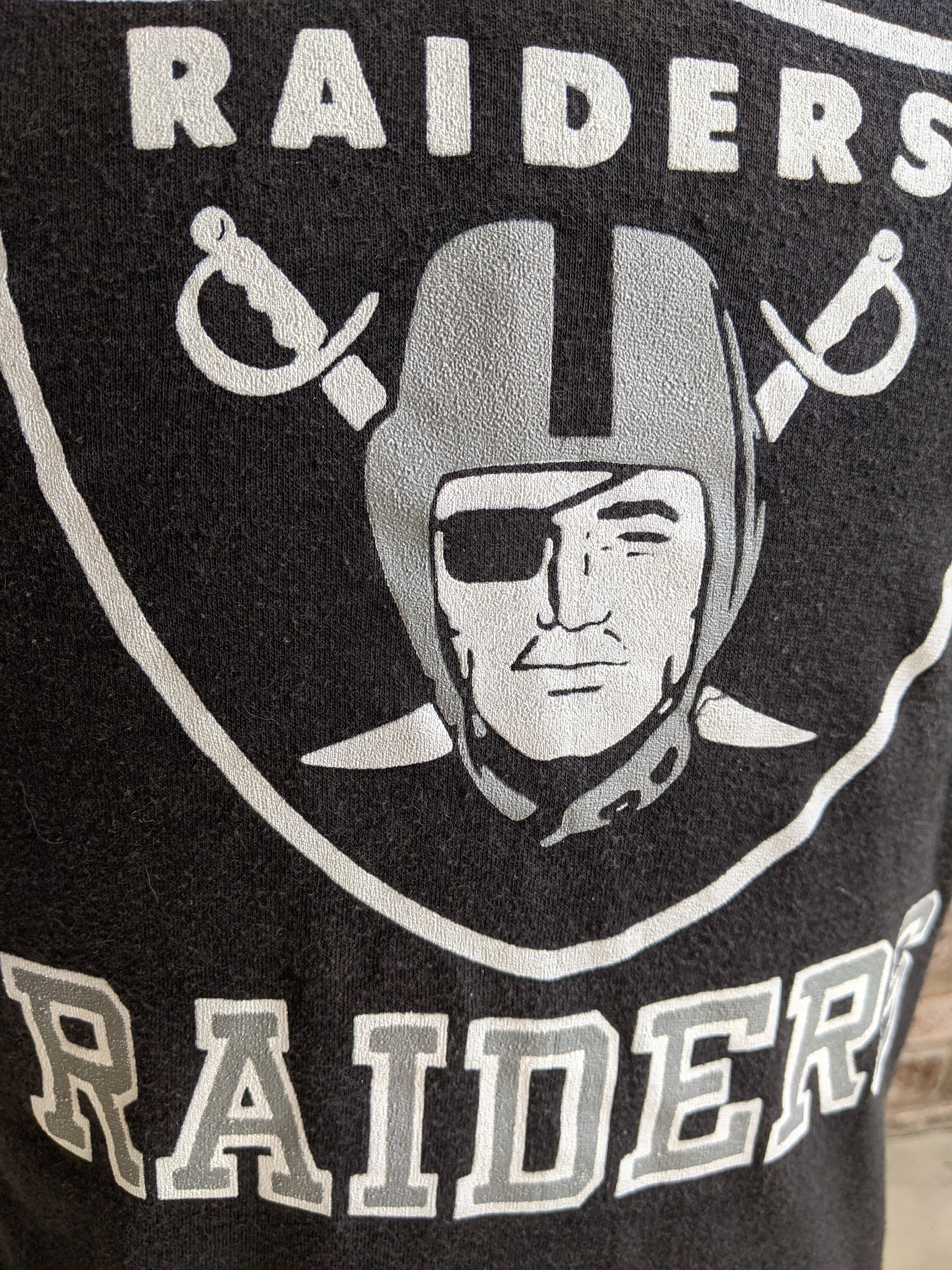80年代USA製ロサンゼルスレイダース ヴィンテージユニホームTシャツ L Vintage LOS ANGELES RAIDERS T-SHIRT 【公式通販】