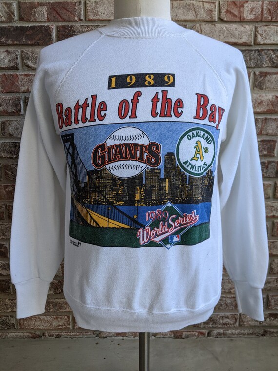 vintage 1989 World Series "Battle of the Bay" swea