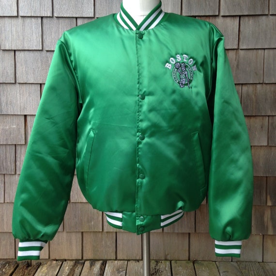 boston celtics satin jacket