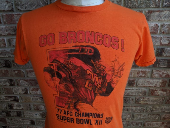 rare vintage Denver Broncos Super Bowl XII 1977 A… - image 2