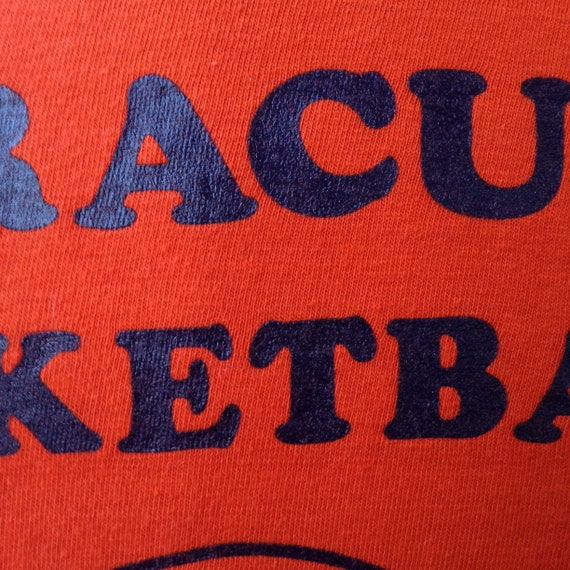 70s vintage Syracuse basketball T shirt / Champio… - image 4