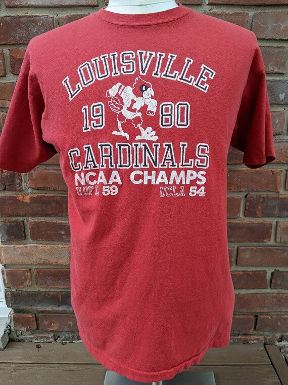 Vintage 1980 Louisville Cardinals National Champions T-Shirt