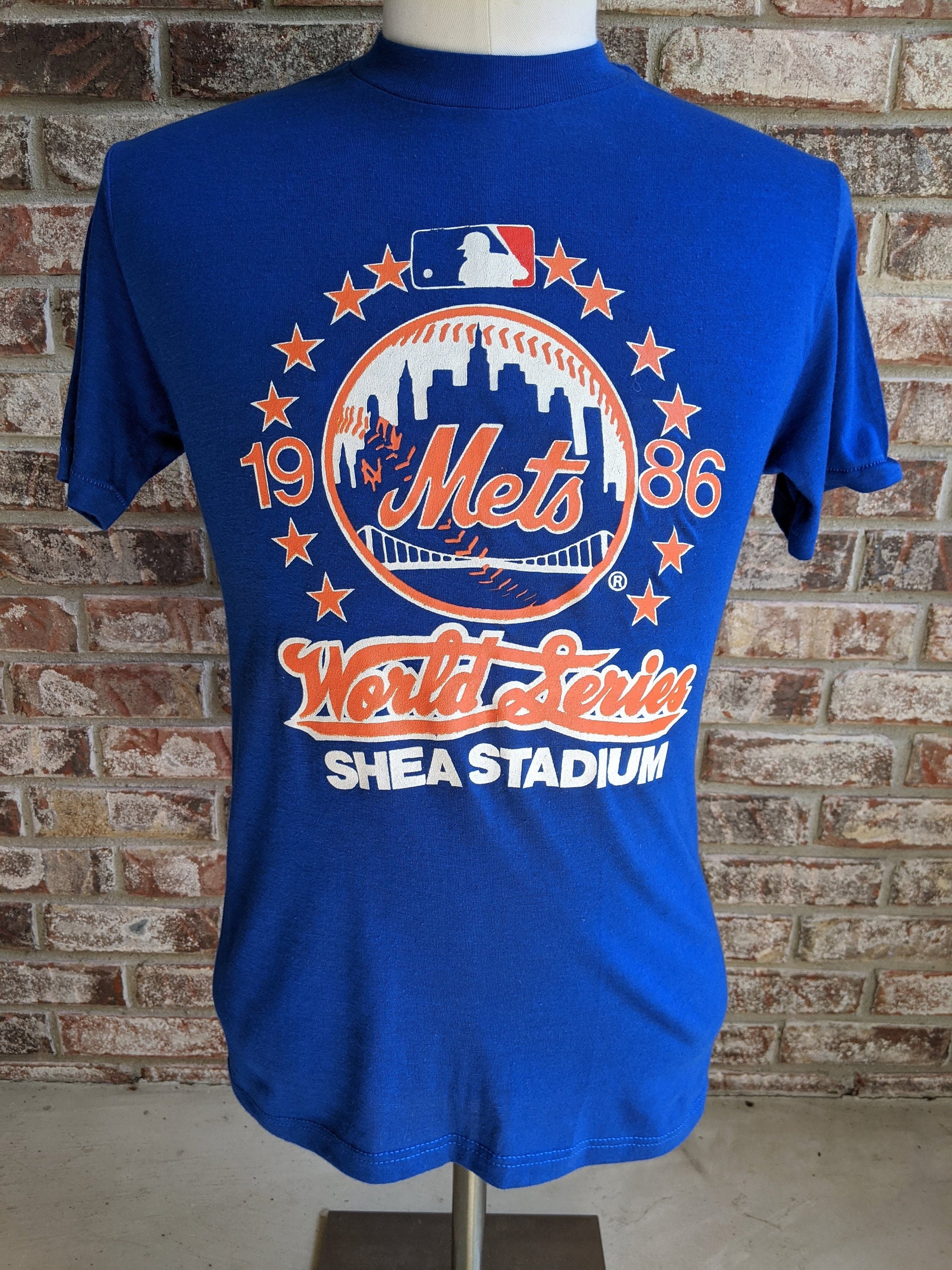 vintage New York Mets 1986 World Series T shirt / Small / Shea Stadium / champs champions