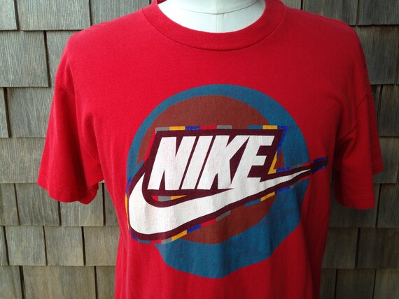 Vintage Nike Swoosh Shirt Atlanta Track Championship TFA Soft Sheer 70s  Hanes L