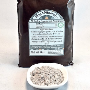Organic MycoMinerals Soil Bio Stimulant / Microbiology for living soil condition / Organic Garden Methods