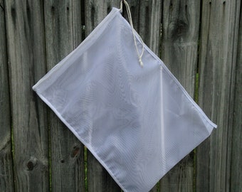 Compost Tea Filter Bag 400 Micron Organic Gardening / Garden Filter Bag for Compost Extracts / Filter Plant Teas for Garden