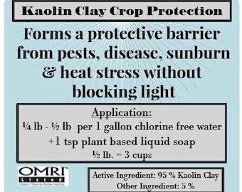 Kaolin Clay Plant Protection / Surround®WP Crop Protection