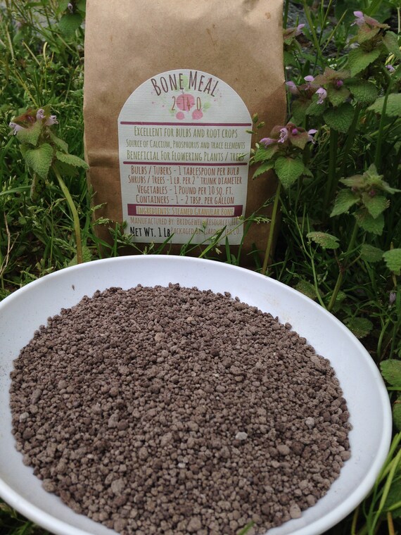 Bone Meal- Soil Amendment- Slow Release Organic Fertilizer- All Natural  Phosphate- Fertilizer Good for Flower Bulbs & Root Crops - Etsy