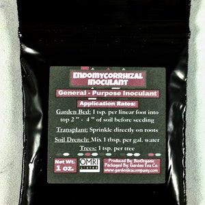 Mycorrhizal Inoculant- Orgainc Soil Biology- Increase Nutrient Intake / Organic Gardening 1 oz.