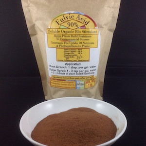 Fulvic Acid-Organic Fertilizer / Soil Bio Sitmulant / Reduce Plant Stress
