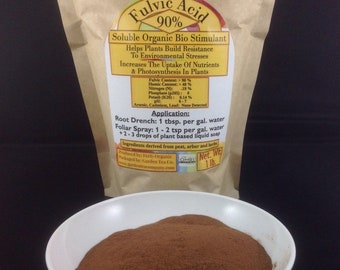 Fulvic Acid-Organic Fertilizer / Soil Bio Sitmulant / Reduce Plant Stress