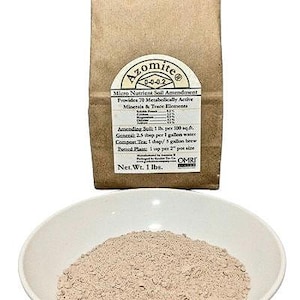 Azomite 70 Minerals and Trace Elements Organic Fertilizer/ Reminerlizing Soil / Increase Harvest / Increase Nutrients in Food