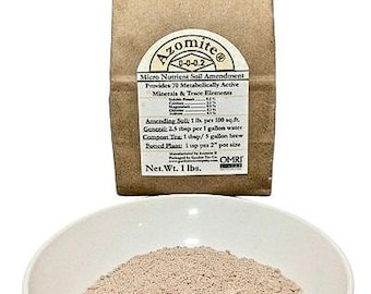 Azomite 70 Minerals and Trace Elements Organic Fertilizer/ Reminerlizing Soil / Increase Harvest / Increase Nutrients in Food