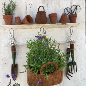 Vintage Style Three Hook Hanging Rack/ Herb Rack/ coat rack/ hat rack