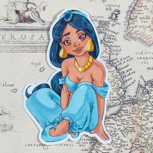Aladdin Jasmine Die-Cut 3 Inch Sticker