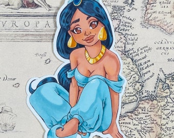 Aladdin Jasmine Die-Cut 3 Inch Sticker