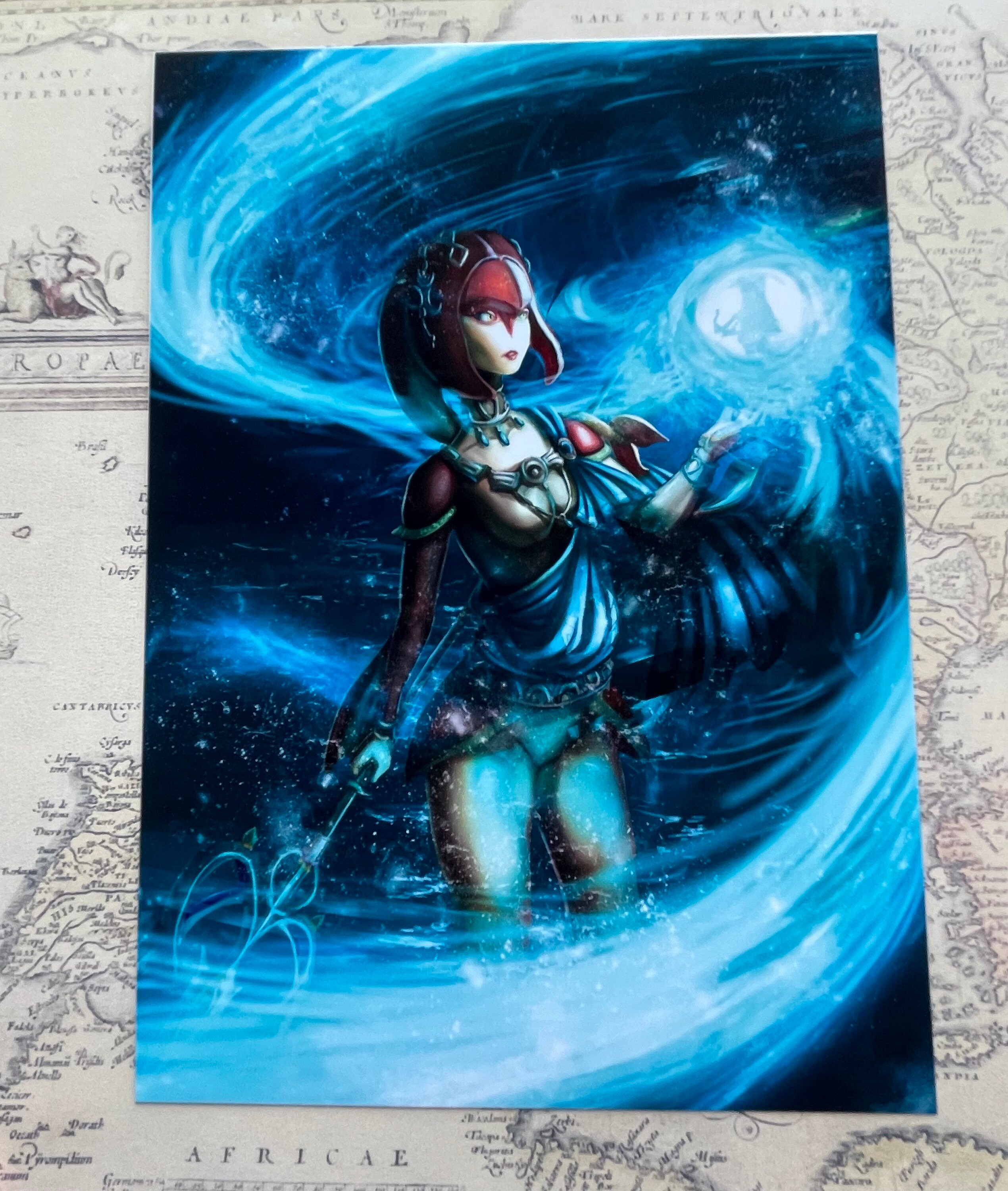 The Legend of Zelda Breath of the Wild Mipha Wall Art Print Botw