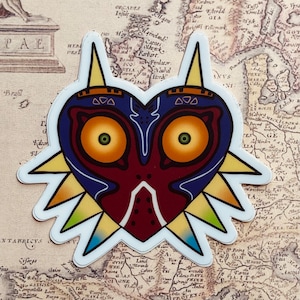 The Legend of Zelda Majora&#39;s Mask Waterproof Vinyl Sticker