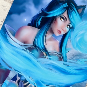 Ahri League of Legends Wall Art Print