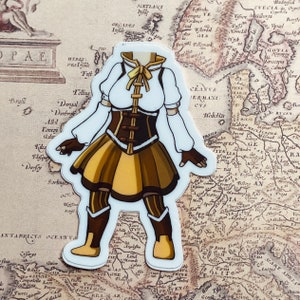 Old Version** Puella Magi Madoka Magica Mami Body Waterproof Vinyl Sticker