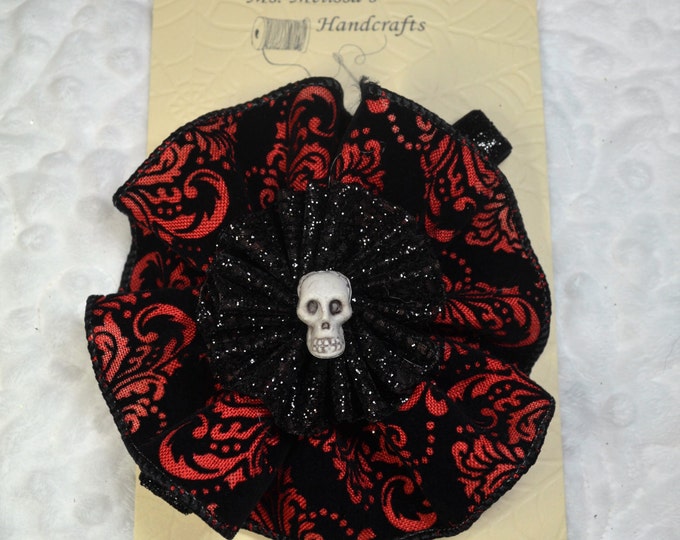 Halloween Black & Red Headband, Baby Headband, Girl Headband, Headband - Free Shipping