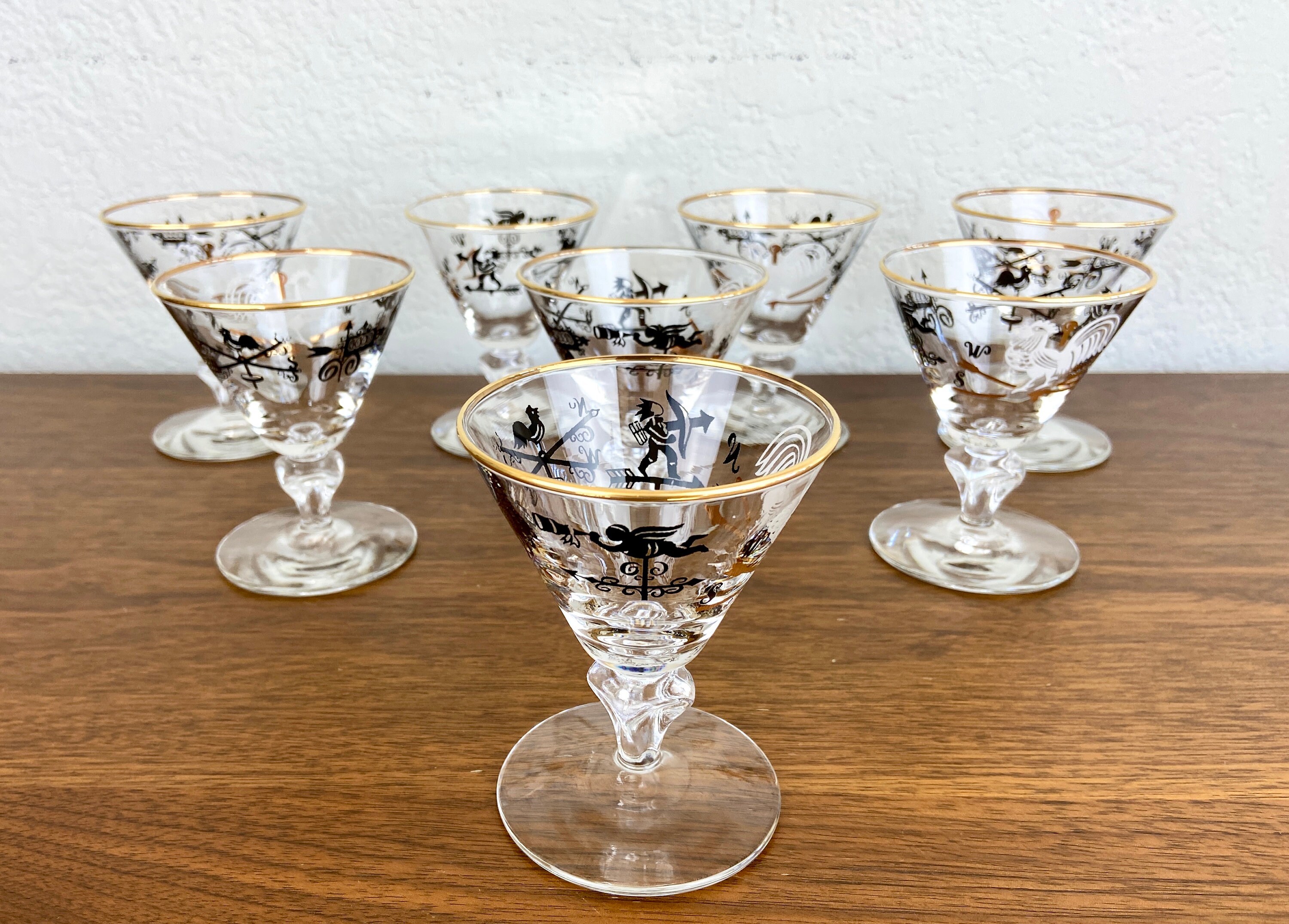 Vintage Libbey Curio Hostess Glassware Set in Original Box8 Etsy