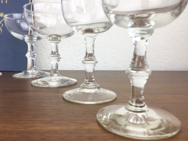 10Piece Libbey Home Bar Starter Set 2 Each Coupes Etsy