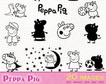 Download Peppa pig birthday svg | Etsy