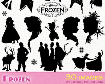 Free Free 133 Elsa And Anna Silhouette Svg SVG PNG EPS DXF File