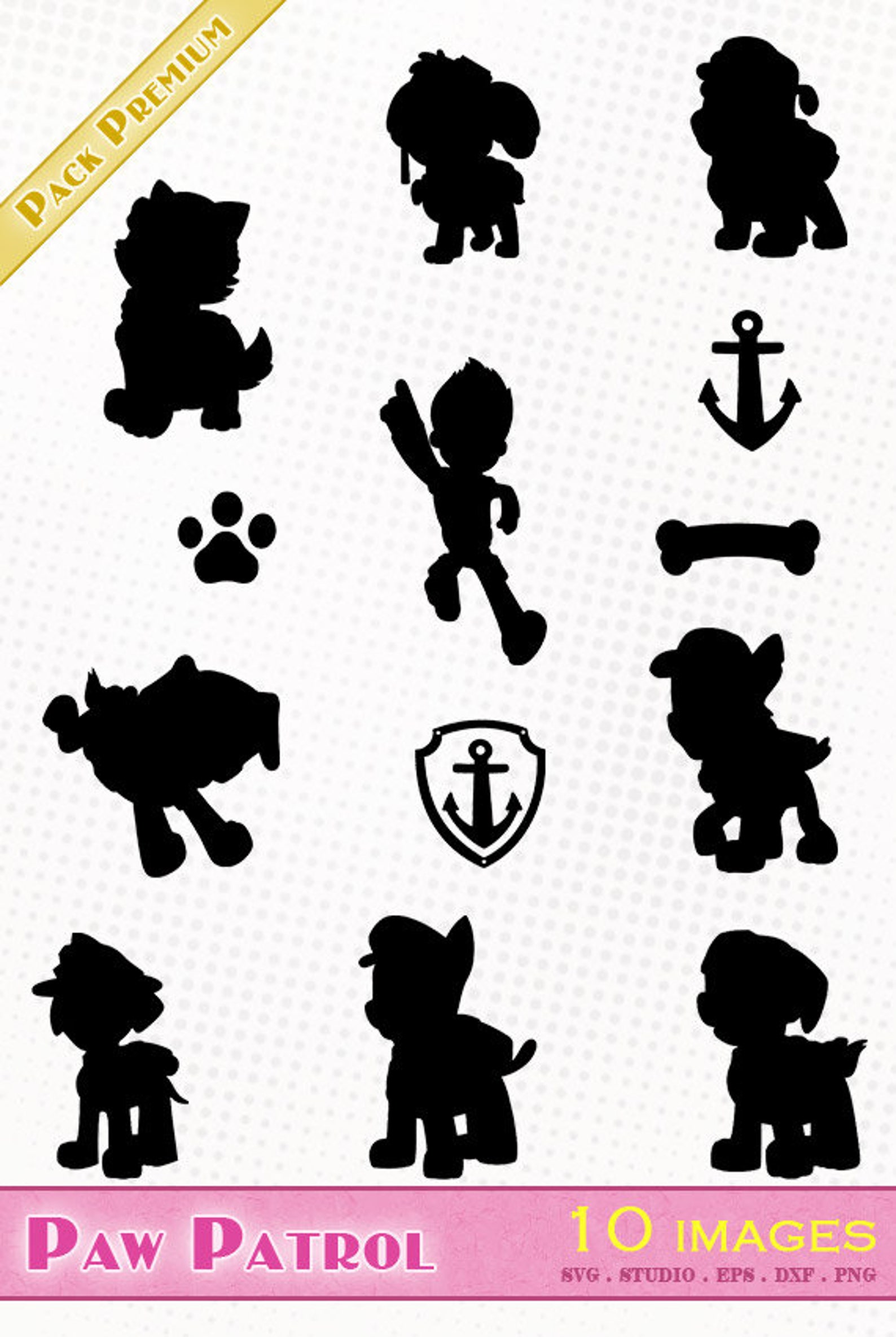 Pat Patrouille 10 images Fichiers svg/dxf/eps/studio/png Etsy Pat Patrouille 10 images Fichiers svg/dxf/eps/studio/png Etsy