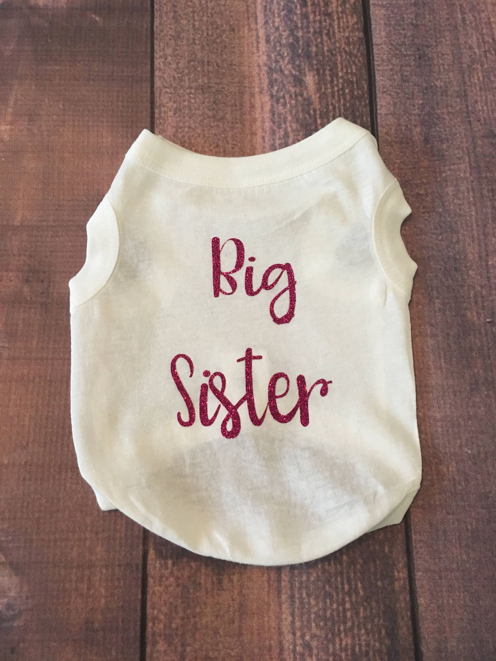Big Sister Dog Shirt Baby Announcement Shirt Dog Shirt Etsy