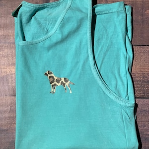 Comfort Colors tank no pocket, Custom Comfort Colors tank top, Custom Comfort Colors, Comfort Colors with dog