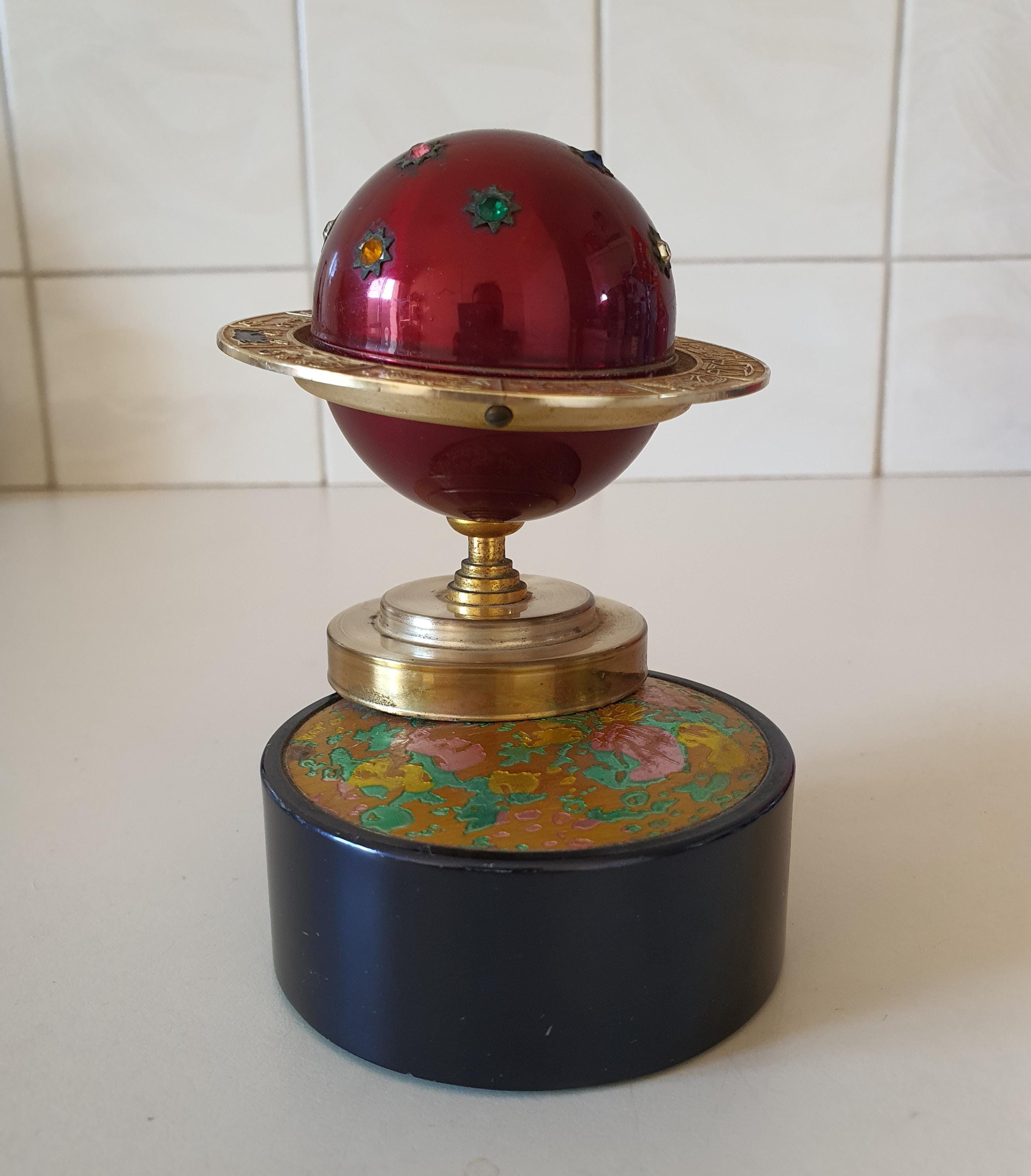 Rare Windmill Zodiac Globe Music Box Cigarette Lighter - Etsy