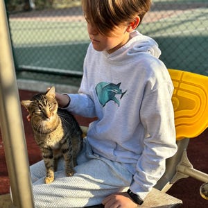 Walhai Unisex Hoodie für Kinder