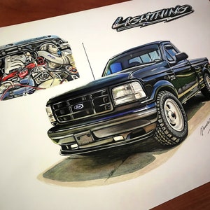Car drawing from photo, Personalized car sketch illustration, Custom car drawing portrait, Original artwork gift for him, Printable car art