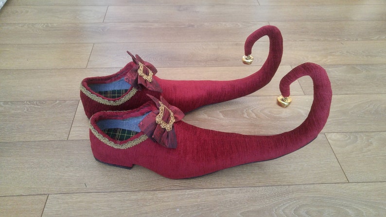Professional Elf Shoes Santa Claus Shoes Fancy Dress Etsy