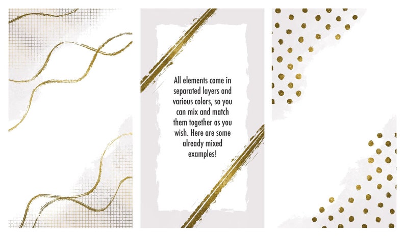 Instagram STORY STICKER Gold & Pastel Pack by Meikearts - Etsy