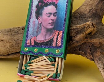 Frida Kahlo | Match Box | Mini Matches | Mexican Art | Unique Gift Idea