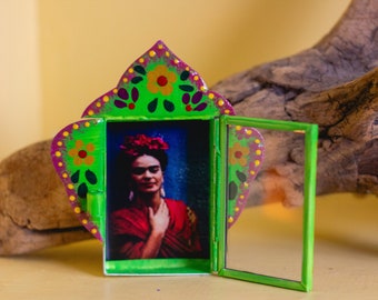 Frida Kahlo | Mexican Nicho | Mini Shadowbox | Home Decor | Mexican Art | Unique Gift Idea