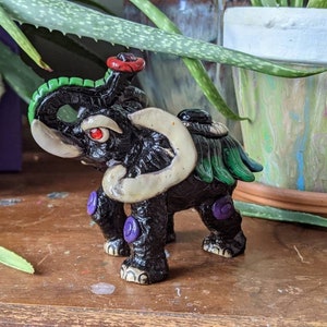 Elephant Statue | Mexican Decor | Aztec Art | Animal Statue | Unique Gift Idea