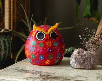 Owl Statue | Home Decor | Mexican Art | Unique Gift Idea
