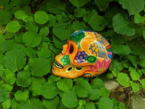 手描きのメキシカンスカルデコレーション | 死者の日のギフト - Etsy 日本