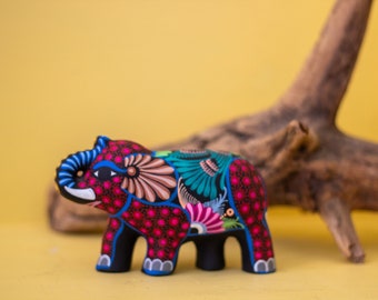 Elephant Statue | Home Decor | Mexican Decor | Folk Art | Nursery Decor | Bedroom Decor | Unique Gift Ideas