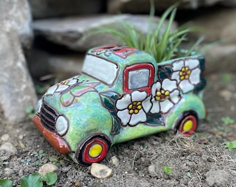 Handgemachter LKW-Übertopf: Mexikanische Volkskunst Haus- & Gartendekoration