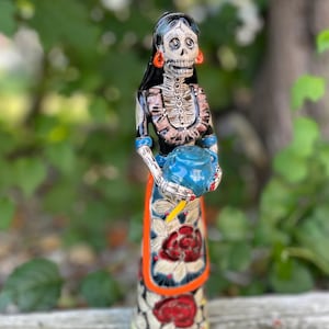 Day Of The Dead, La Catrina, Día de Los Muertos, Halloween Decor, Fall Decor, Sugar Skull, Mexican Folk Art, Calavera